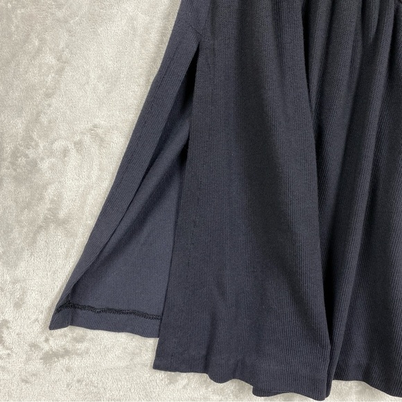 Vintage Kati Mixed Media Southwestern Knit Skirt Side Slit Size Small Black - Picture 7 of 10